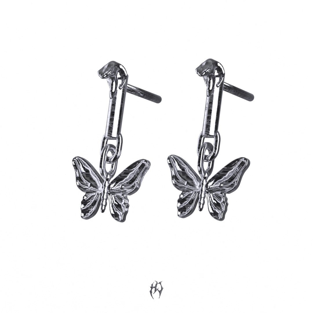 JAI Sterling Silver Butterfly Leverback Earrings - QVC.com
